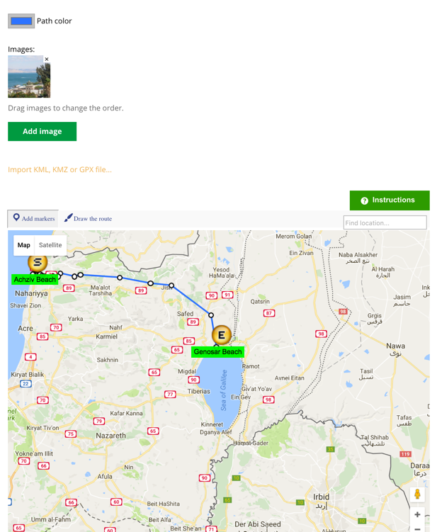 route maker google maps